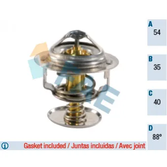 Boîtier du thermostat VEMO V25-99-1757