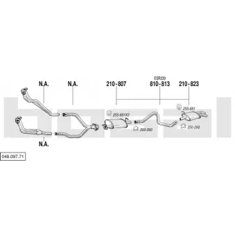 Echappement BOSAL 048.097.71