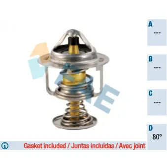 Thermostat d'eau FAE OEM 9004833088000