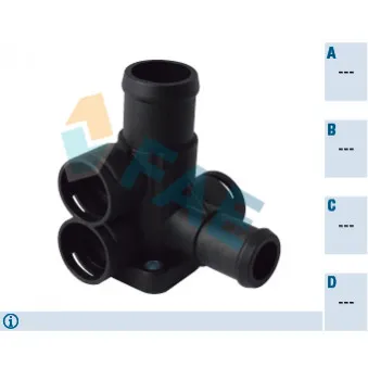 Bride de liquide de refroidissement FAE OEM 037121132B
