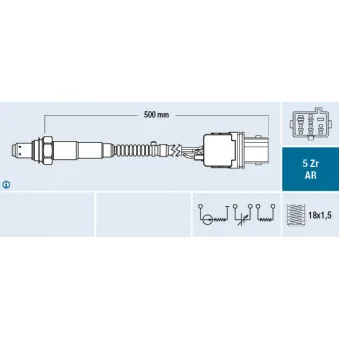 Sonde lambda FAE OEM 226938U300