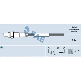 Sonde lambda FAE 77003