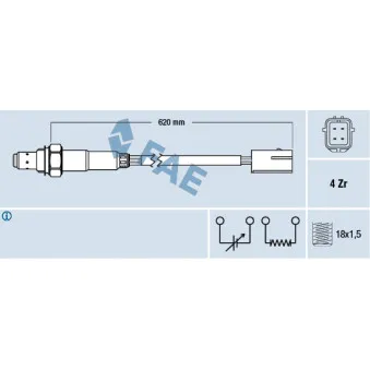 Sonde lambda FAE OEM 46418813