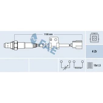 Sonde lambda FAE OEM LF1718861