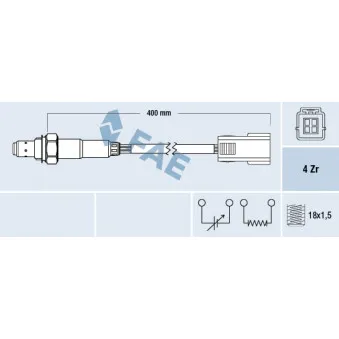 Sonde lambda FAE OEM L54118861A