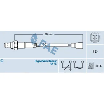Sonde lambda FAE OEM 8946520300