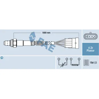 Sonde lambda FAE OEM 46805751