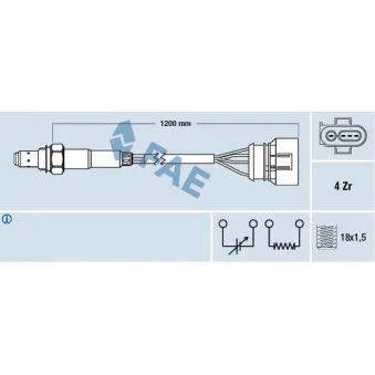 Sonde lambda FAE OEM 071906265