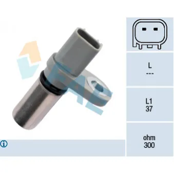 Capteur d'angle, vilebrequin FAE 79240