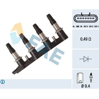 Bobine d'allumage FAE OEM 55585539