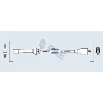 Kit de câbles d'allumage ENGITECH ENT910227