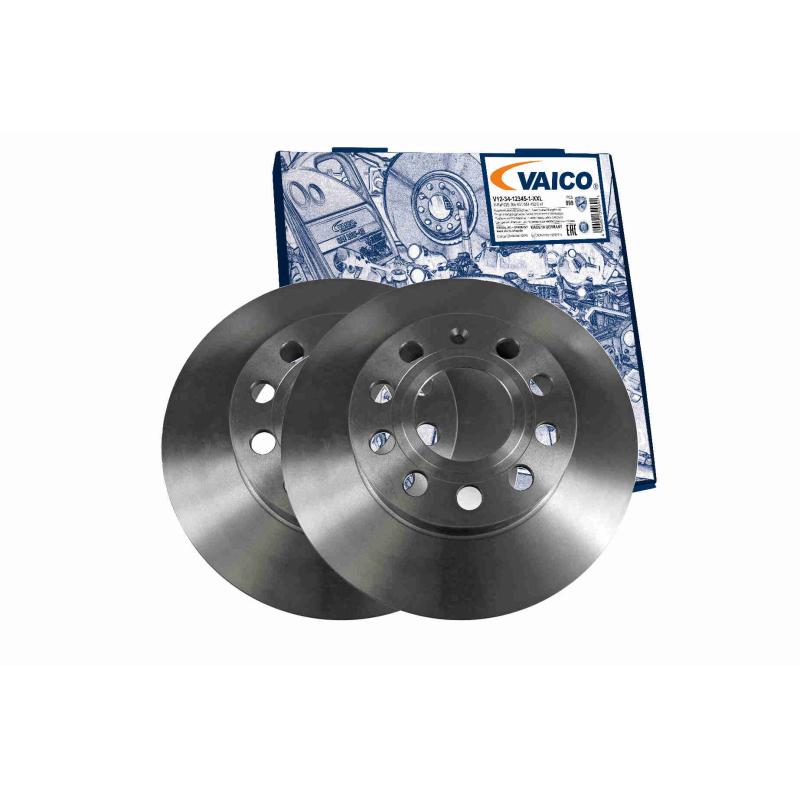 Jeu de 2 disques de frein arrière VAICO V10-40070 - Visuel 1