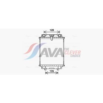 Radiateur, refroidissement du moteur AVA QUALITY COOLING AI2415