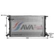 AVA QUALITY COOLING AI2441 - Radiateur, refroidissement du moteur