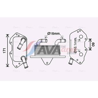Radiateur d'huile AVA QUALITY COOLING AI3404