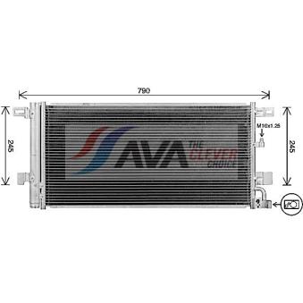 Condenseur, climatisation AVA QUALITY COOLING AI5439D