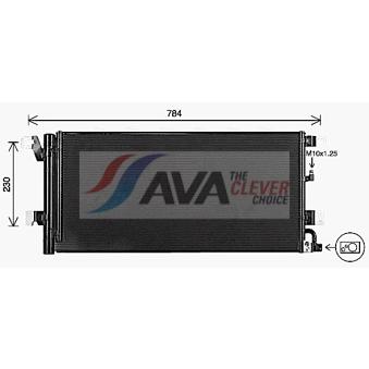 Condenseur, climatisation AVA QUALITY COOLING OEM 8W0816411L