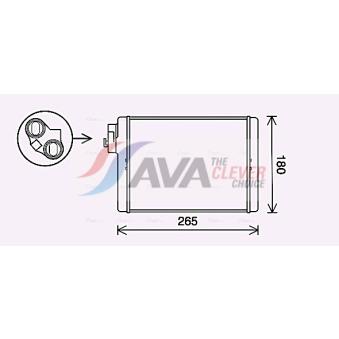Système de chauffage AVA QUALITY COOLING AI6408