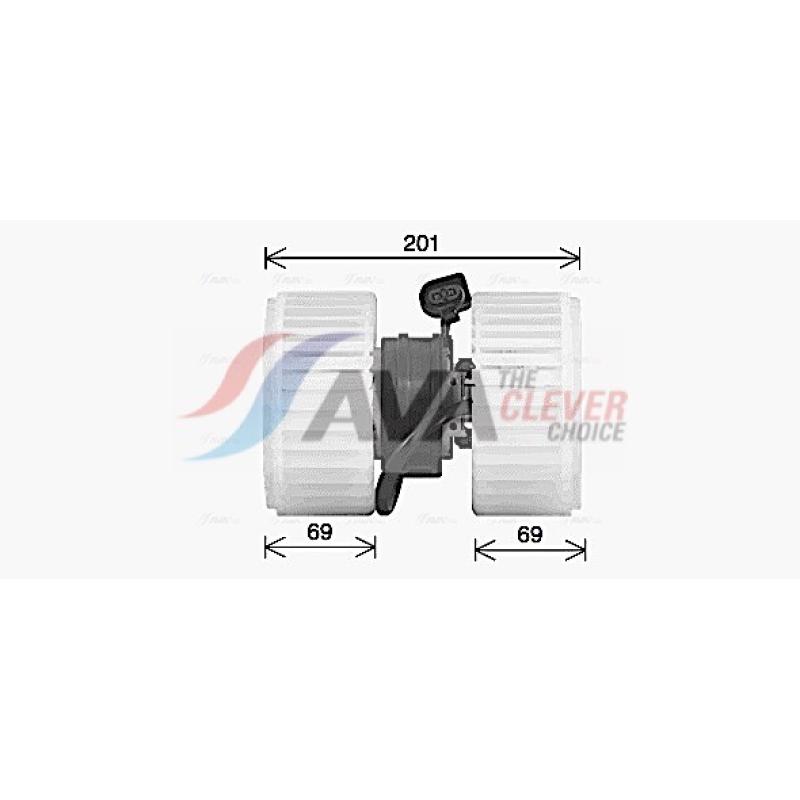Moteur électrique, pulseur d'air habitacle AVA QUALITY COOLING AI8443 - Visuel 1