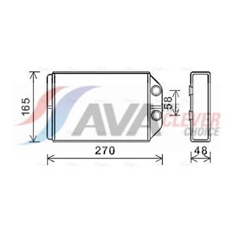Système de chauffage AVA QUALITY COOLING AIA6393