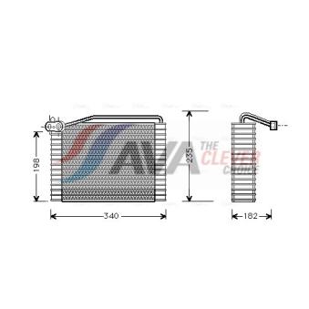 Evaporateur climatisation AVA QUALITY COOLING AIV142