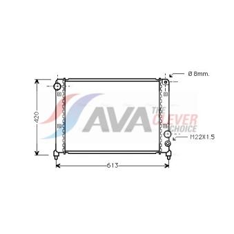Radiateur, refroidissement du moteur AVA QUALITY COOLING AL2031 Radiateur, refroidissement du moteur AVA QUALITY COOLING AL2031