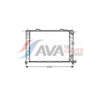 Radiateur, refroidissement du moteur AVA QUALITY COOLING AL2052