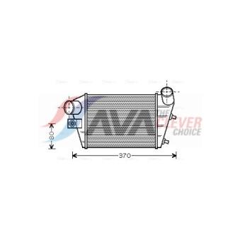 Intercooler, échangeur AVA QUALITY COOLING OEM 51715999 Intercooler, échangeur AVA QUALITY COOLING OEM 51715999