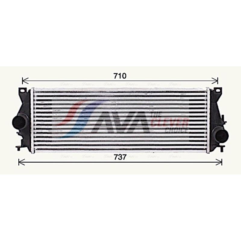 Intercooler, échangeur AVA QUALITY COOLING AU4339 - Visuel 1