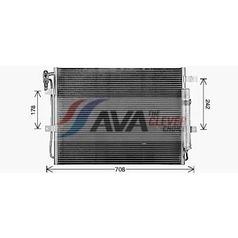 Condenseur, climatisation AVA QUALITY COOLING AU5346D