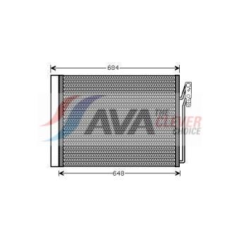 Condenseur, climatisation AVA QUALITY COOLING OEM LR011406