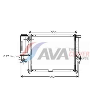 Radiateur, refroidissement du moteur AVA QUALITY COOLING OEM 1469177 Radiateur, refroidissement du moteur AVA QUALITY COOLING OEM 1469177
