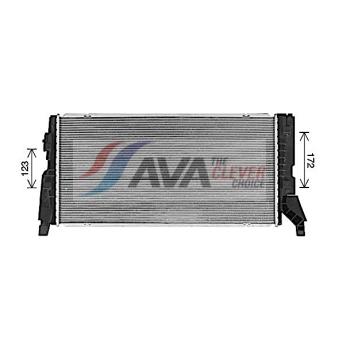 Radiateur, refroidissement du moteur AVA QUALITY COOLING BW2588