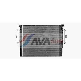 Radiateur, refroidissement du moteur AVA QUALITY COOLING BW2618