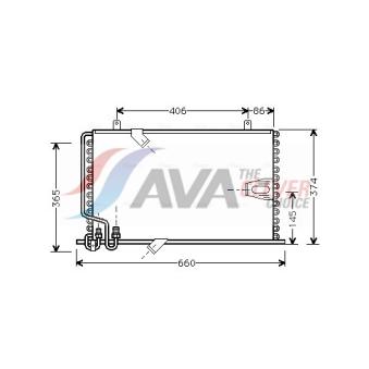 Condenseur, climatisation AVA QUALITY COOLING BW5184