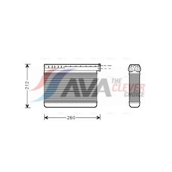 Système de chauffage AVA QUALITY COOLING BW6166