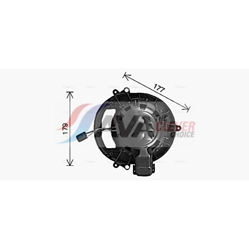 Moteur électrique, pulseur d'air habitacle AVA QUALITY COOLING BW8611 - Visuel 1