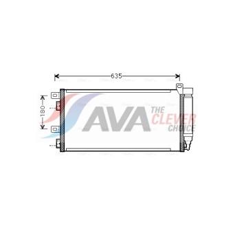 Condenseur, climatisation AVA QUALITY COOLING BWA5256D
