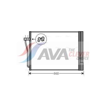 Condenseur, climatisation AVA QUALITY COOLING OEM 64509109724