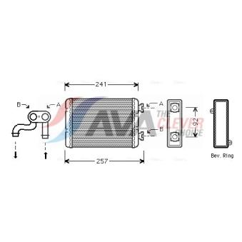 Système de chauffage AVA QUALITY COOLING BWA6257