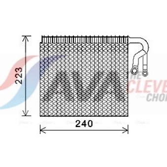 Evaporateur climatisation AVA QUALITY COOLING BWV403