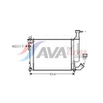 Radiateur, refroidissement du moteur AVA QUALITY COOLING OEM 133007 Radiateur, refroidissement du moteur AVA QUALITY COOLING OEM 133007
