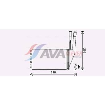 Système de chauffage AVA QUALITY COOLING CN6313