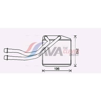 Système de chauffage AVA QUALITY COOLING OEM 6448x8 Système de chauffage AVA QUALITY COOLING OEM 6448x8