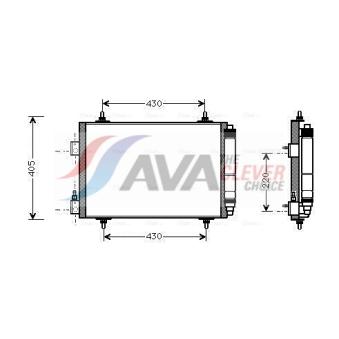 Condenseur, climatisation AVA QUALITY COOLING CNA5192D