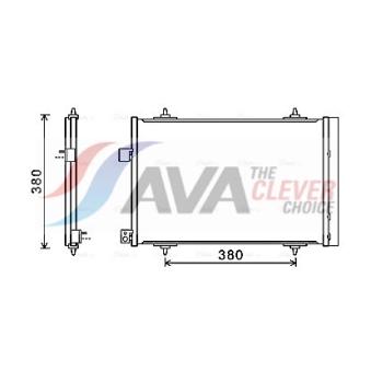 Condenseur, climatisation AVA QUALITY COOLING CNA5274D