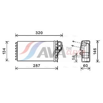 Système de chauffage AVA QUALITY COOLING CNA6279