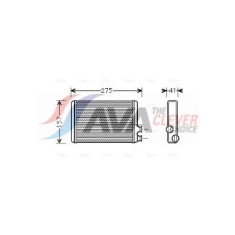 Système de chauffage AVA QUALITY COOLING OEM 6448S7 Système de chauffage AVA QUALITY COOLING OEM 6448S7