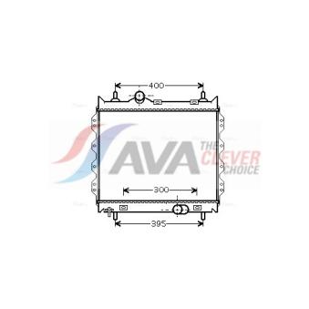 Radiateur, refroidissement du moteur AVA QUALITY COOLING CR2083