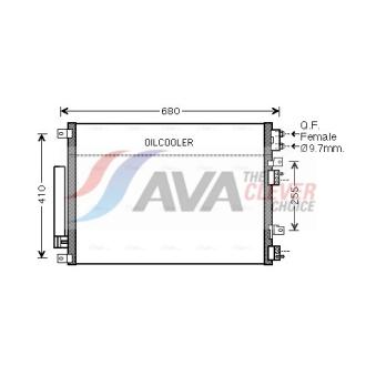 Condenseur, climatisation AVA QUALITY COOLING CR5093D